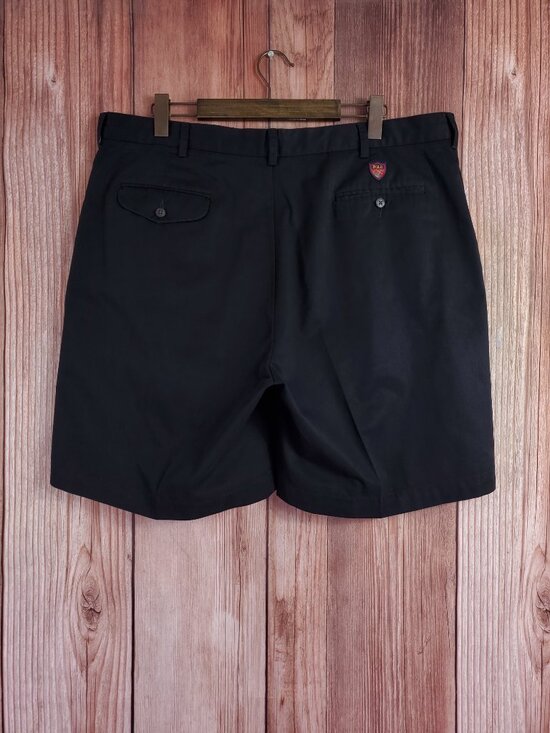 Polo Golf Other - Polo Golf Ralph Lauren Classic Golf Shorts Mens Size 42 Pleated Crest Logo Black